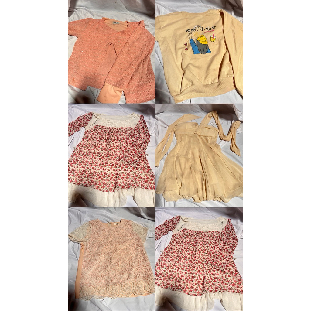 (PRELOVED) MACAM2 ATASAN CARDIGAN OUTER SWEATER BLOUSE LUCU
