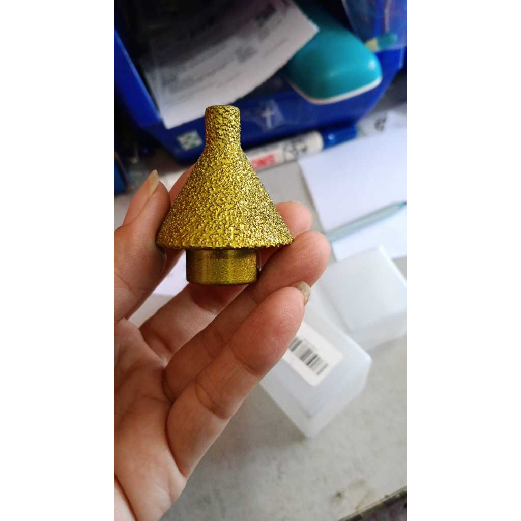 MATA BOR DIAMOND GOLD COUNTERSINK CHAMFER GRANIT DIAMOND MATA BOR GERINDA PELUBANG GRANIT KERAMIK 38