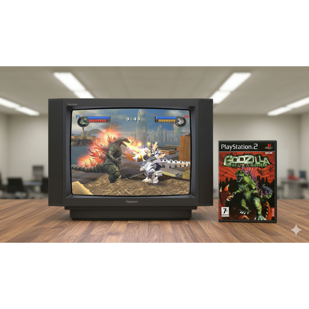 [ Game PS2 Playstation 2 ] Godzilla: Unleashed