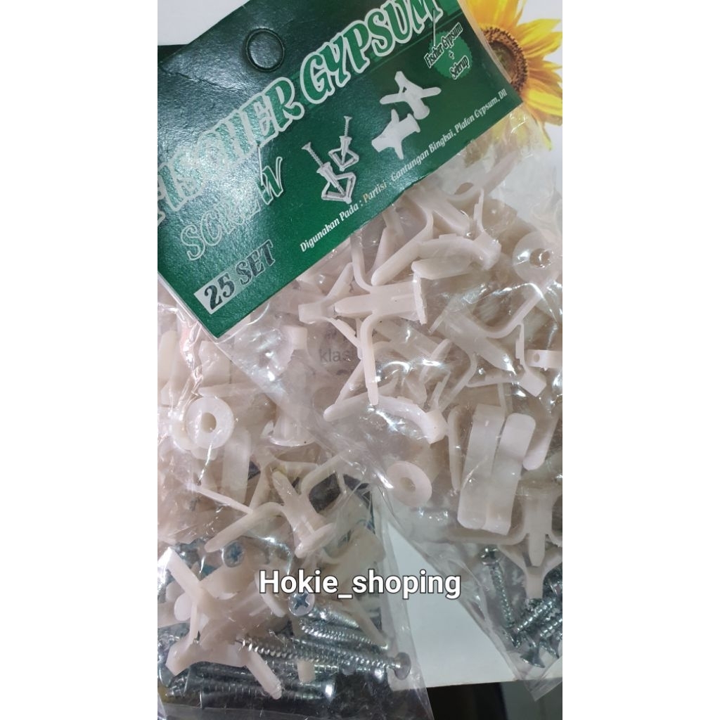 [PASTI ORI] SEKRUP + FISHER GYPSUM dan TEMBOK