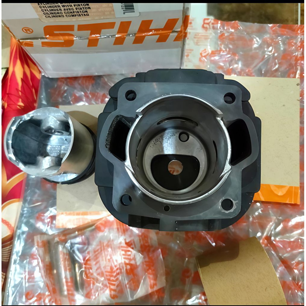 Cylinder Blok Stihl Mahle Mesin Gergaji Senso STIHL MS-070 MS-072 Original