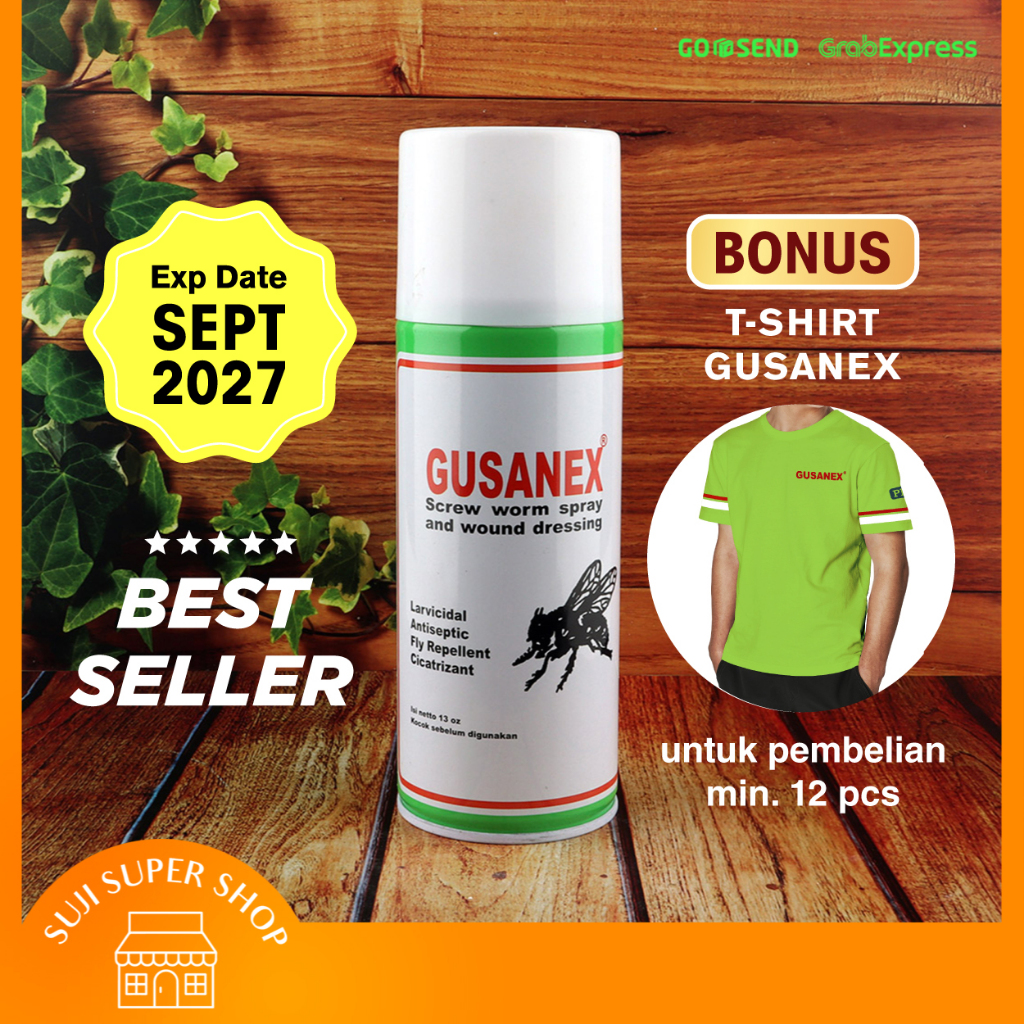 Gusanex Obat Anti Lalat untuk Luka Hewan 100% Original / Obat Sapi Kambing Kucing Anjing Ternak