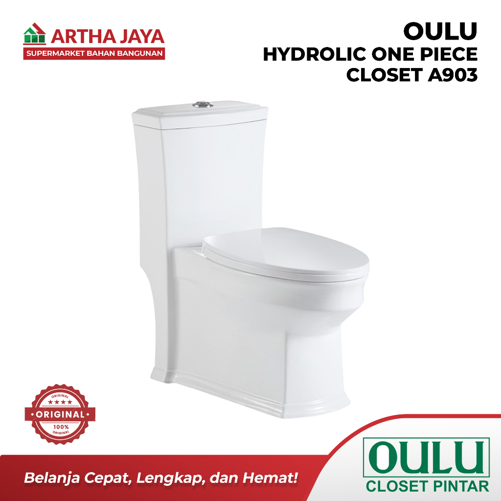 OULU A930 HYDROLIC ONE PIECE CLOSET / Closet Duduk