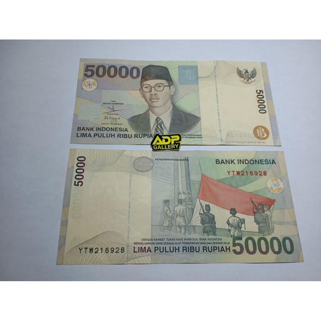Uang kuno Asli indonesia 50000 WR Supratman