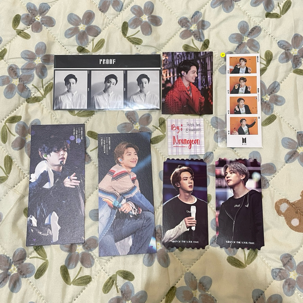 photocardnya Jungkook proof ptd mots one jimin jin Sys taehyung rm