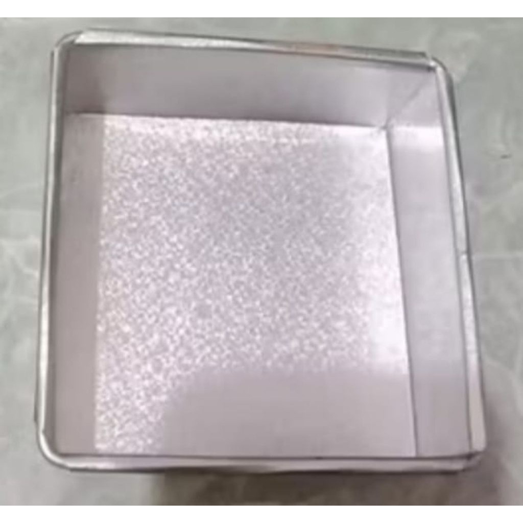 cetakan loyang bronis loyang kotak 10x10x4cm