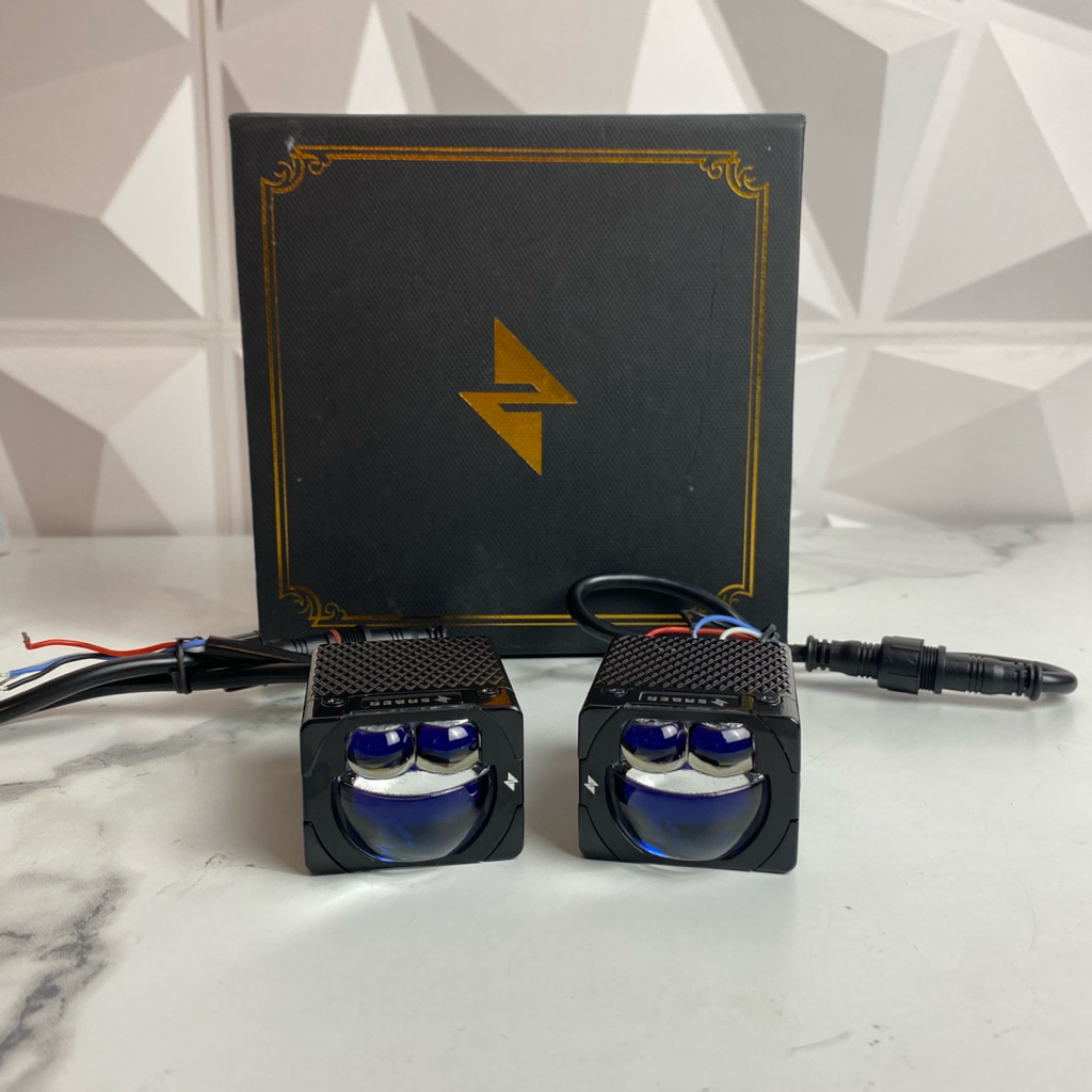 Lampu Mini Projie LED Projector Foglamp Mobil SABER SR1 EVO Lampu Depan Mobil Bergaransi