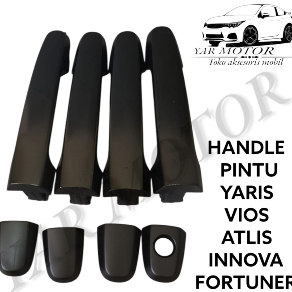 handle pintu luar Innova warna hitam doff handle luar Innova original