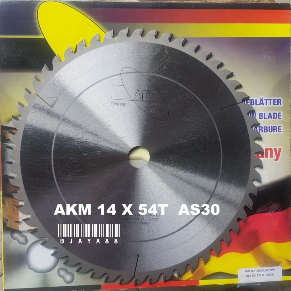 AKM PISAU GERGAJI CIRCULAR SAW BLADE  14" X 32T GIGI AKM GERMANY