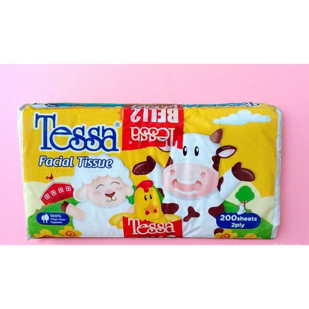 Tessa Facial Tissue 200 Sheets 2 ply