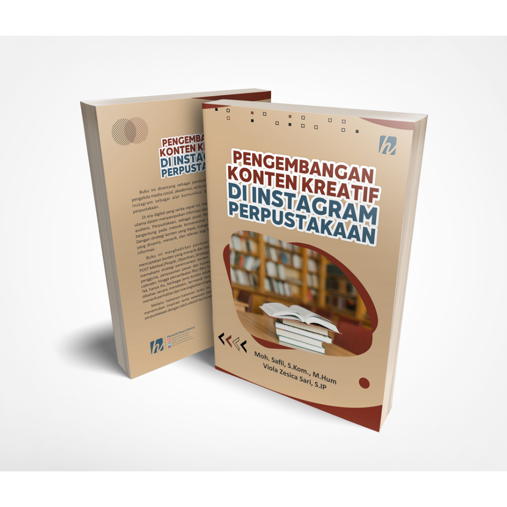 Buku Pengembangan Konten Kreatif di Instagram Perpustakaan
