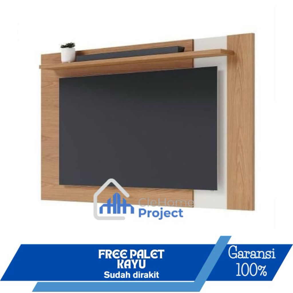 C007 Backdrop TV Minimalis Mewah / Backdrop TV Minimalis Modern / Tempat TV Minimalis Modern