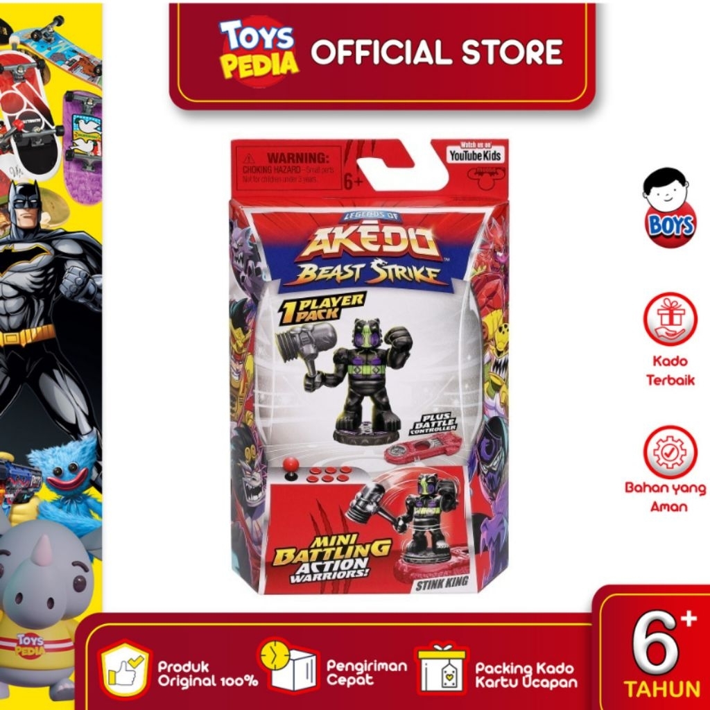 Mainan Akedo Battle Beast Strike Original Akedo Power Storm