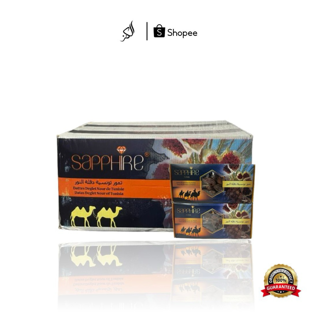 Kurma Tangkai Sapphire 12Pcs / 1 Karton | Kurma Tangkai Premium | Kurma Sapphire