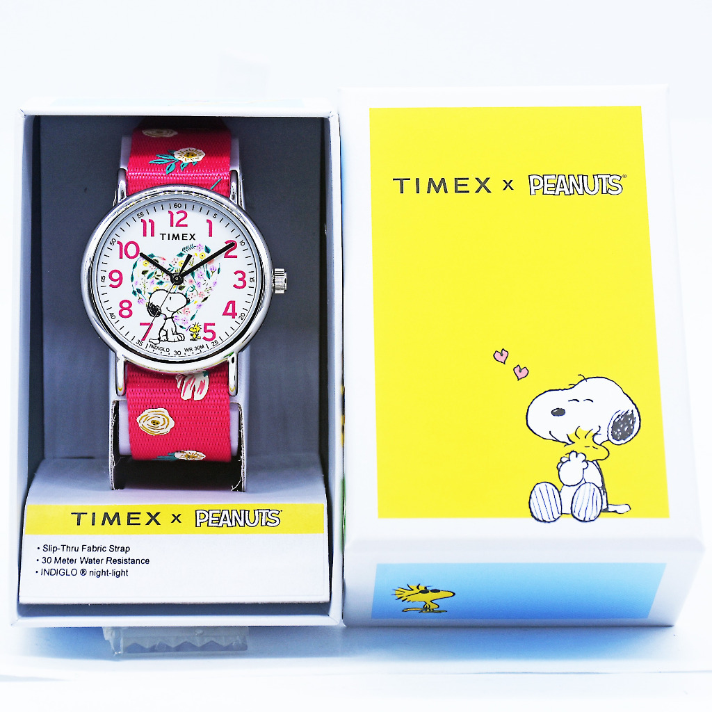 TIMEX TW2W83100 Weekender X Peanuts - Indiglo 38mm