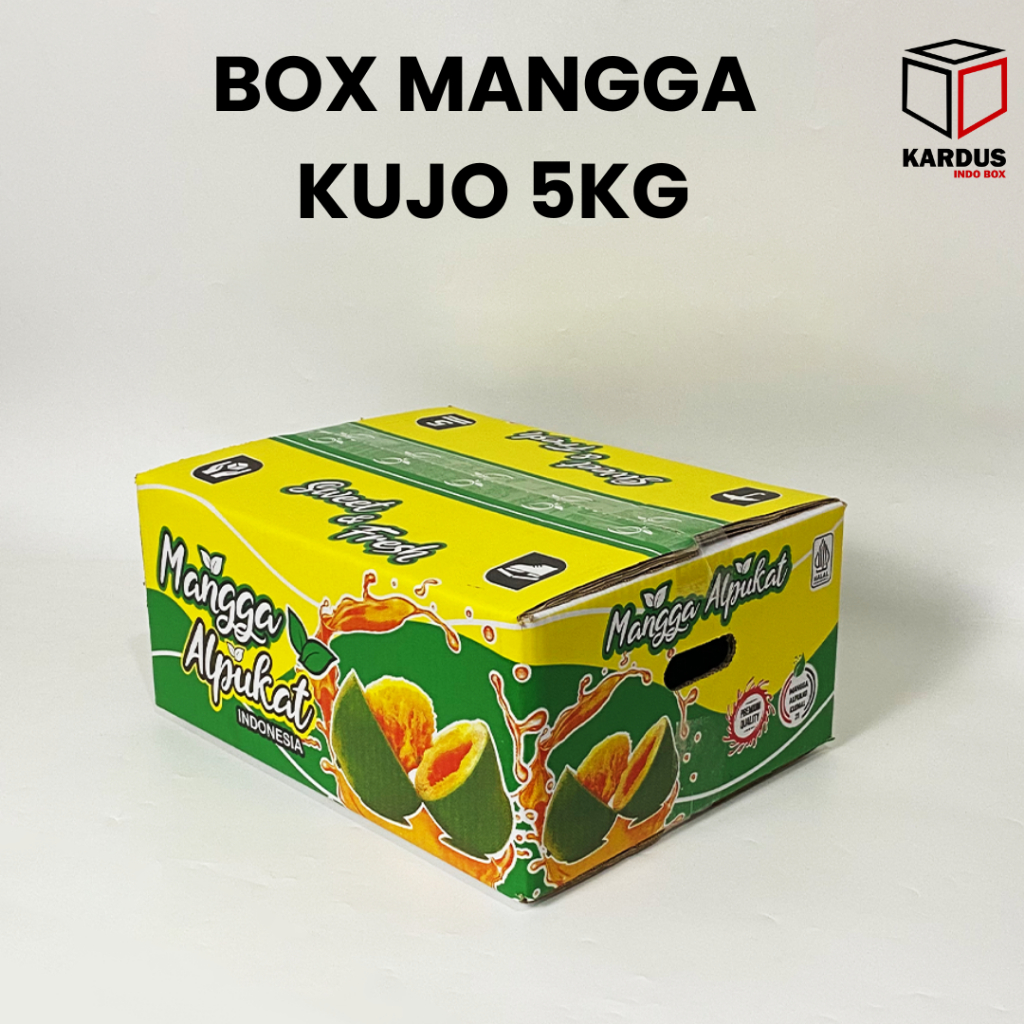 KARDUS / BOX BUAH MANGGA 5 KG + PARTISI 12