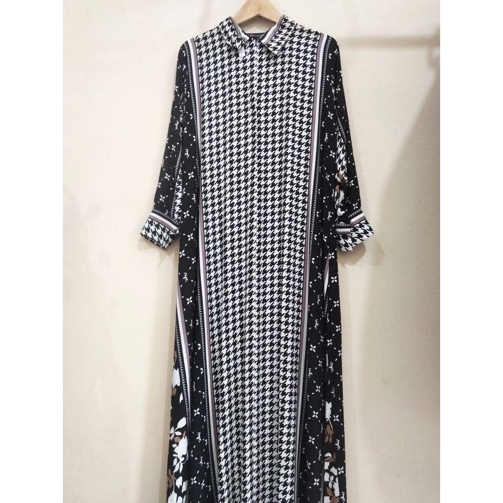 Sale gamis motif import rayon twill|gamis daily gamis rumahan