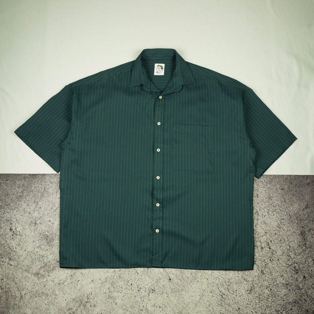McCoy Dark Green Stripe Shirt