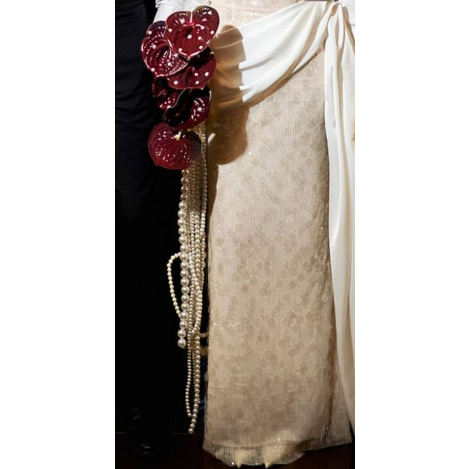 PEARL ANTHURIUM HAND BOUQUET - Bunga Artificial by Kaminami Gift (Bride, Bridesmaid, Wedding, Prewed