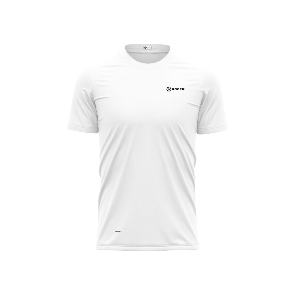 JERSEY LARI & OUTDOOR | DRY-FIT & RINGAN | PUTIH | Bahan Puma Premium