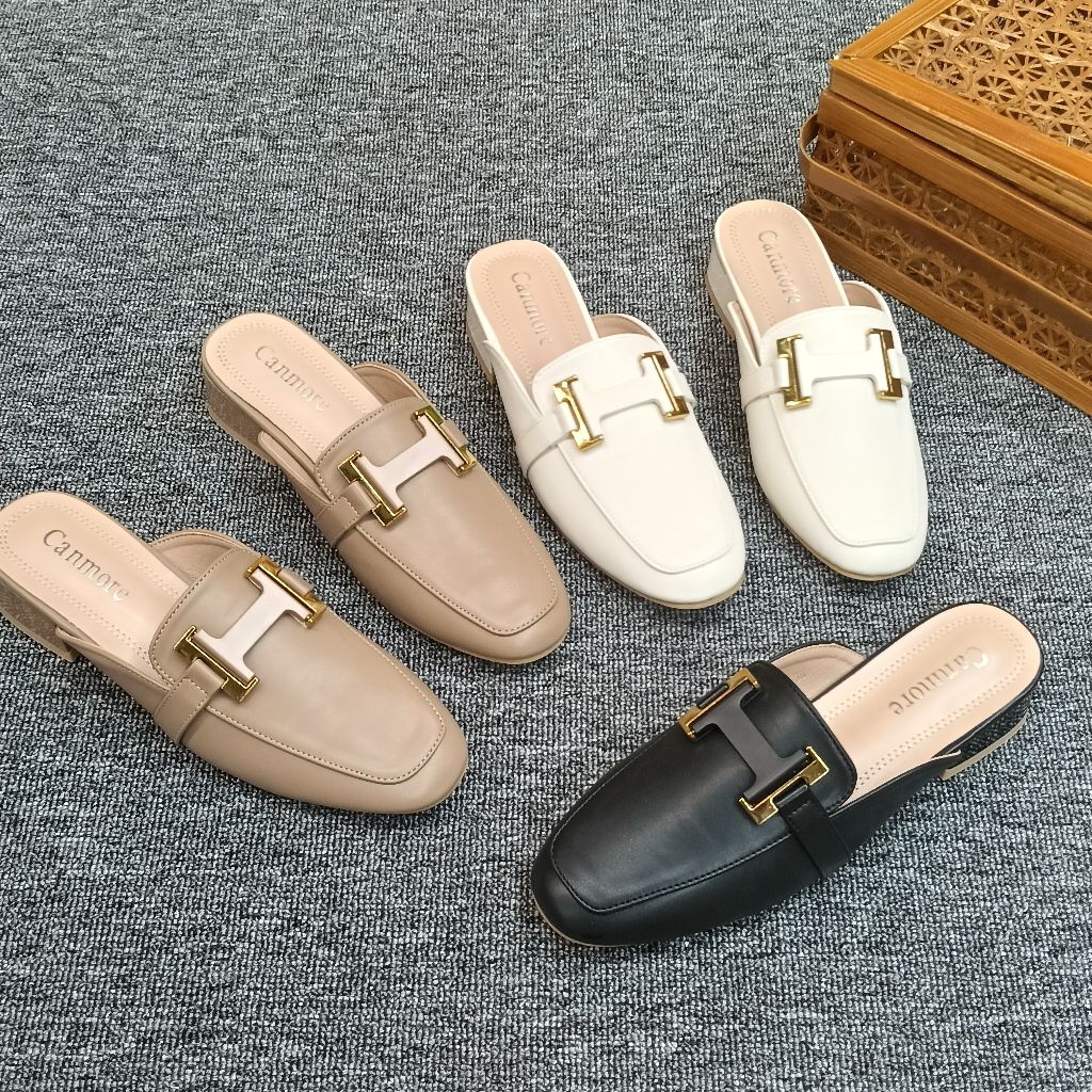 #Canmore Real Baru Import849-2A# Sepatu Bustong Wanita Hak 3cm Best Quality