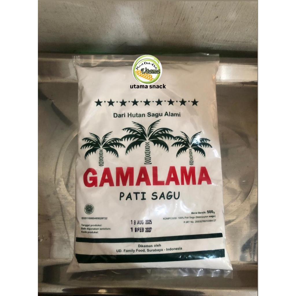tepung pati sagu gamalama - tepung sagu 500gr - tepung pati sagu gamalama - tepung sagu putih - tepu