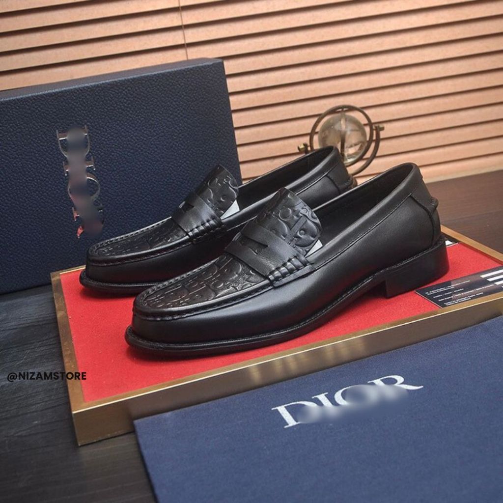 Sepatu Pria Slip On Loafer Formal Super Vip Mirror