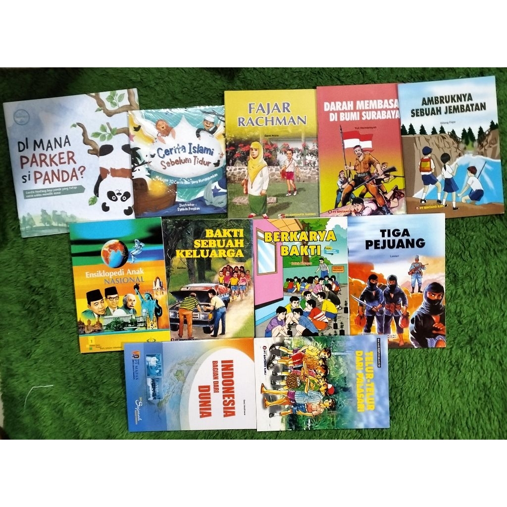 ORIGINAL BUKU CERITA CERPEN DAN DONGENG ANAK DI MANA PARKER SI PANDA ISLAMI SEBELUM TIDUR NABI FAJAR