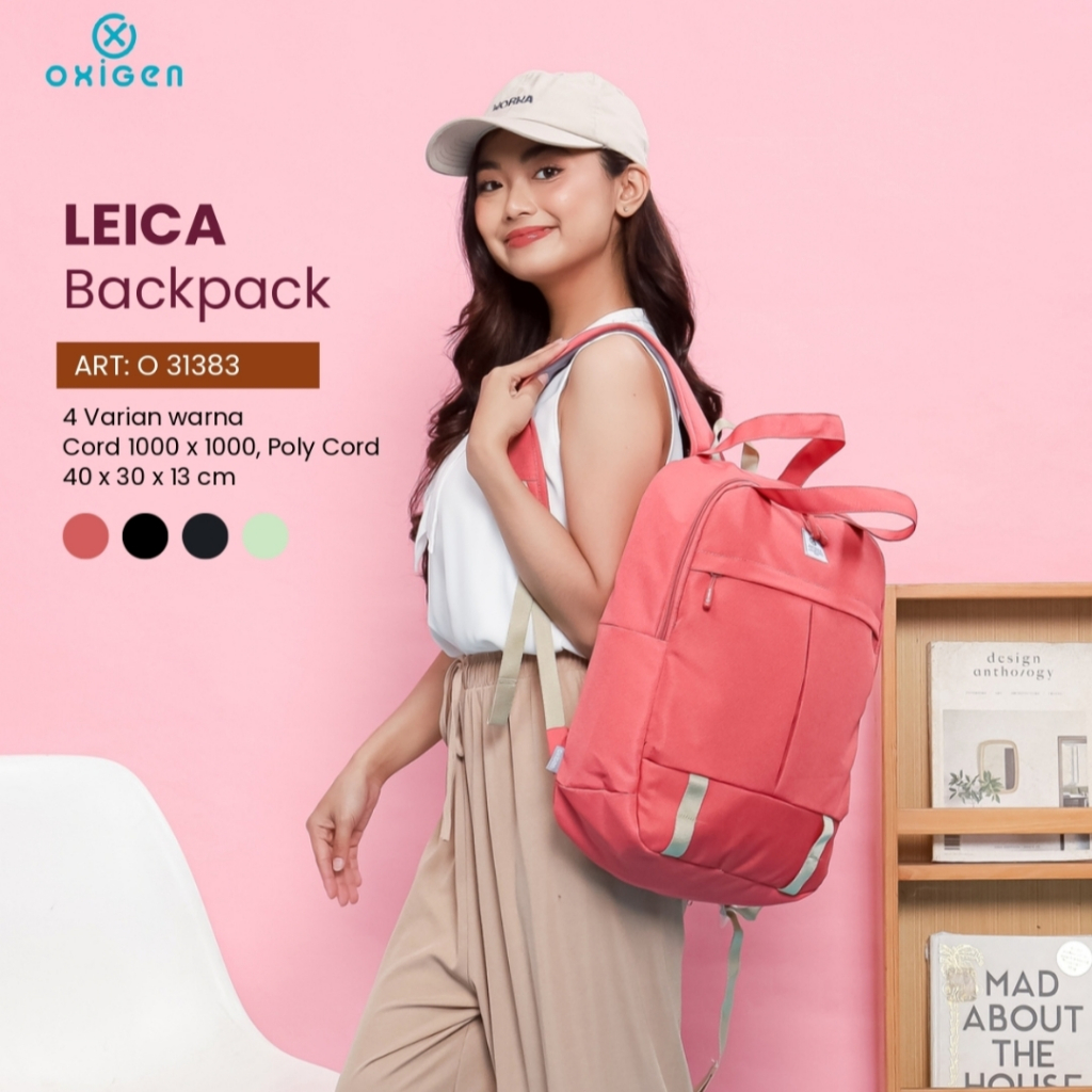 Ransel Laptop Oxigen Leica Tas Backpack Oxigen Original