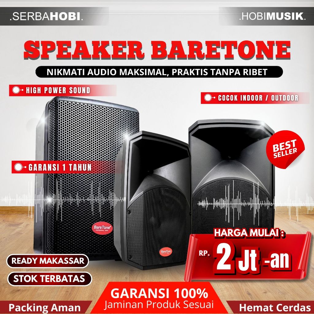 Speaker Monitor Baretone / MAX15H / MAX15MA / MAX12MA / MAX15MB