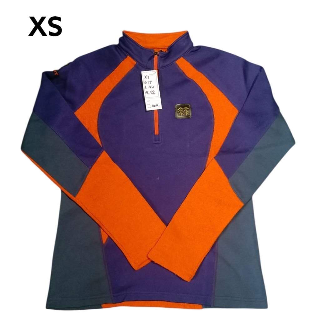 Kollon Sport size XS baselayer outdoor second inner pollar tebal kaos gunung bekas baju half zip swe