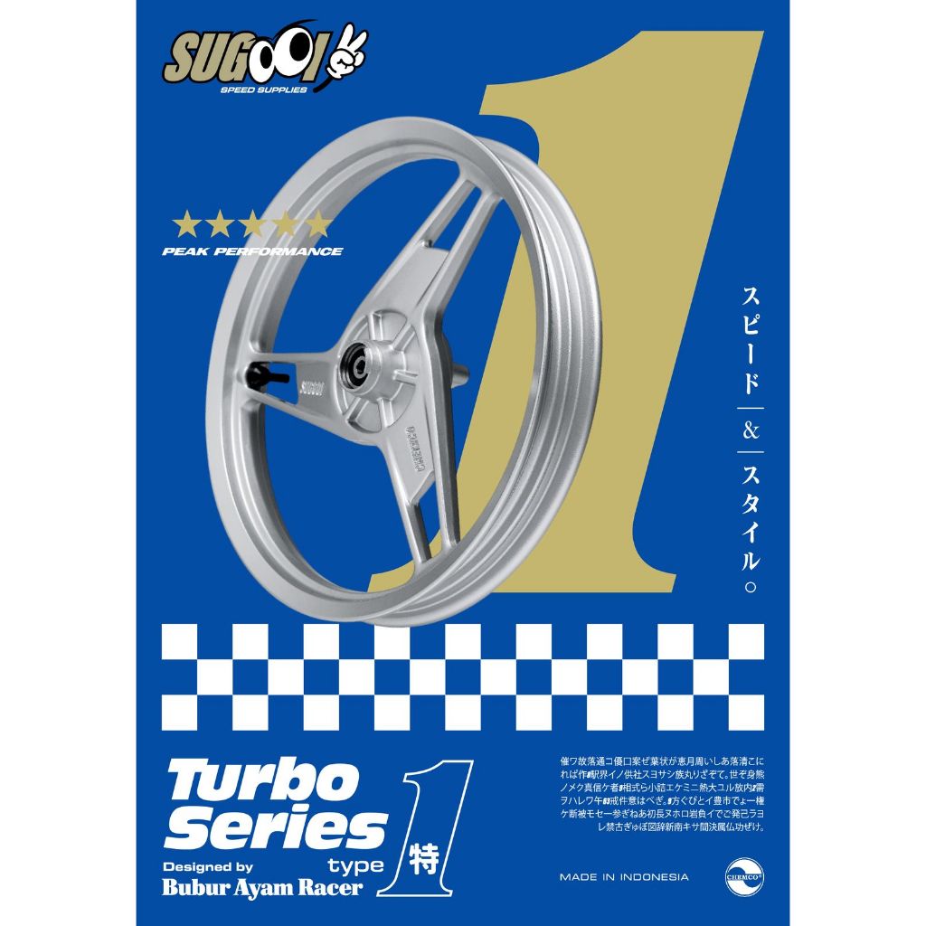 Sugooi x Chemco Wheel – Turbo Series Type 1 Honda | by @buburayamracer