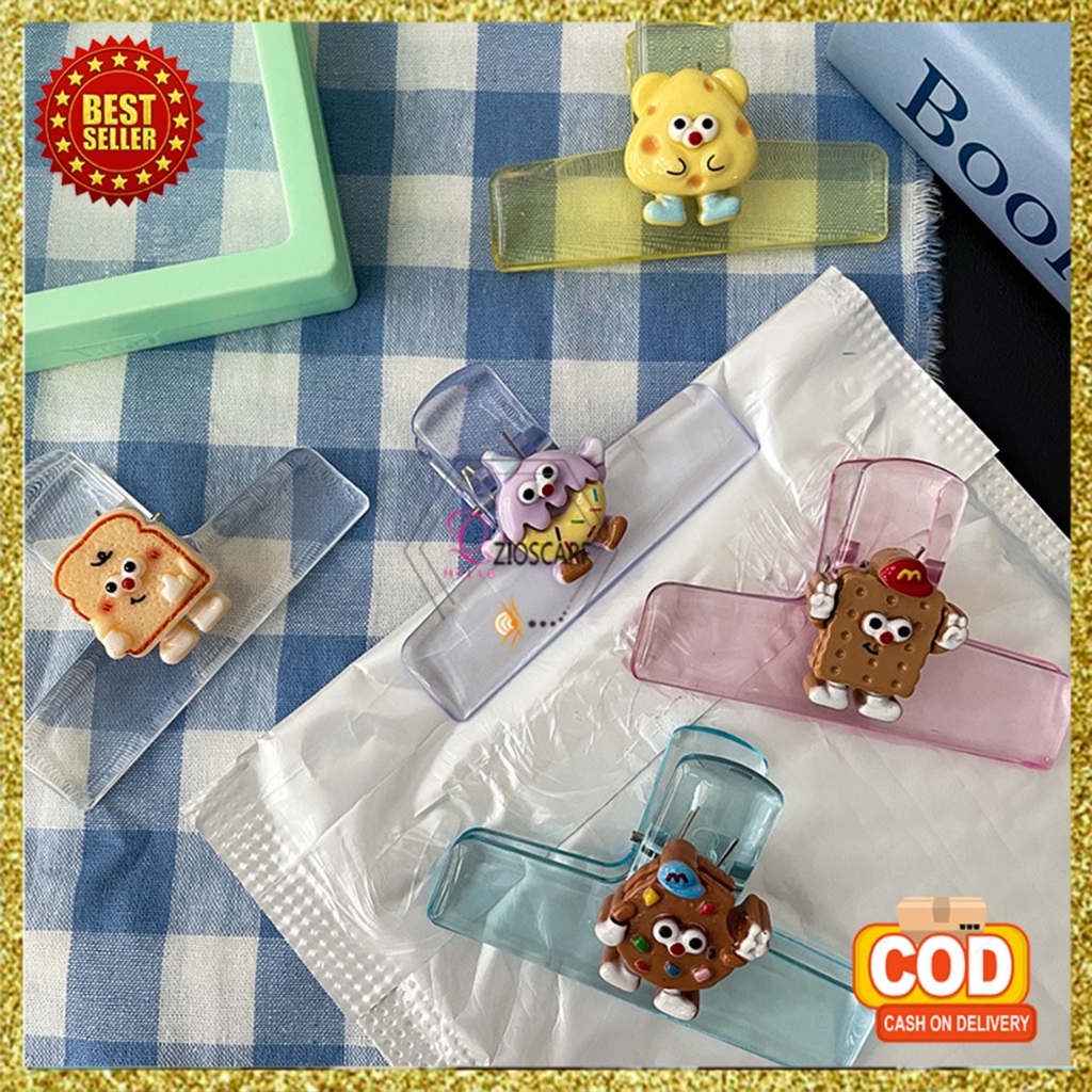 Paper Clip Transparan Jepitan Klip Kertas Plastik Bening Aesthetic Perlengkapan Sekolah Kantor