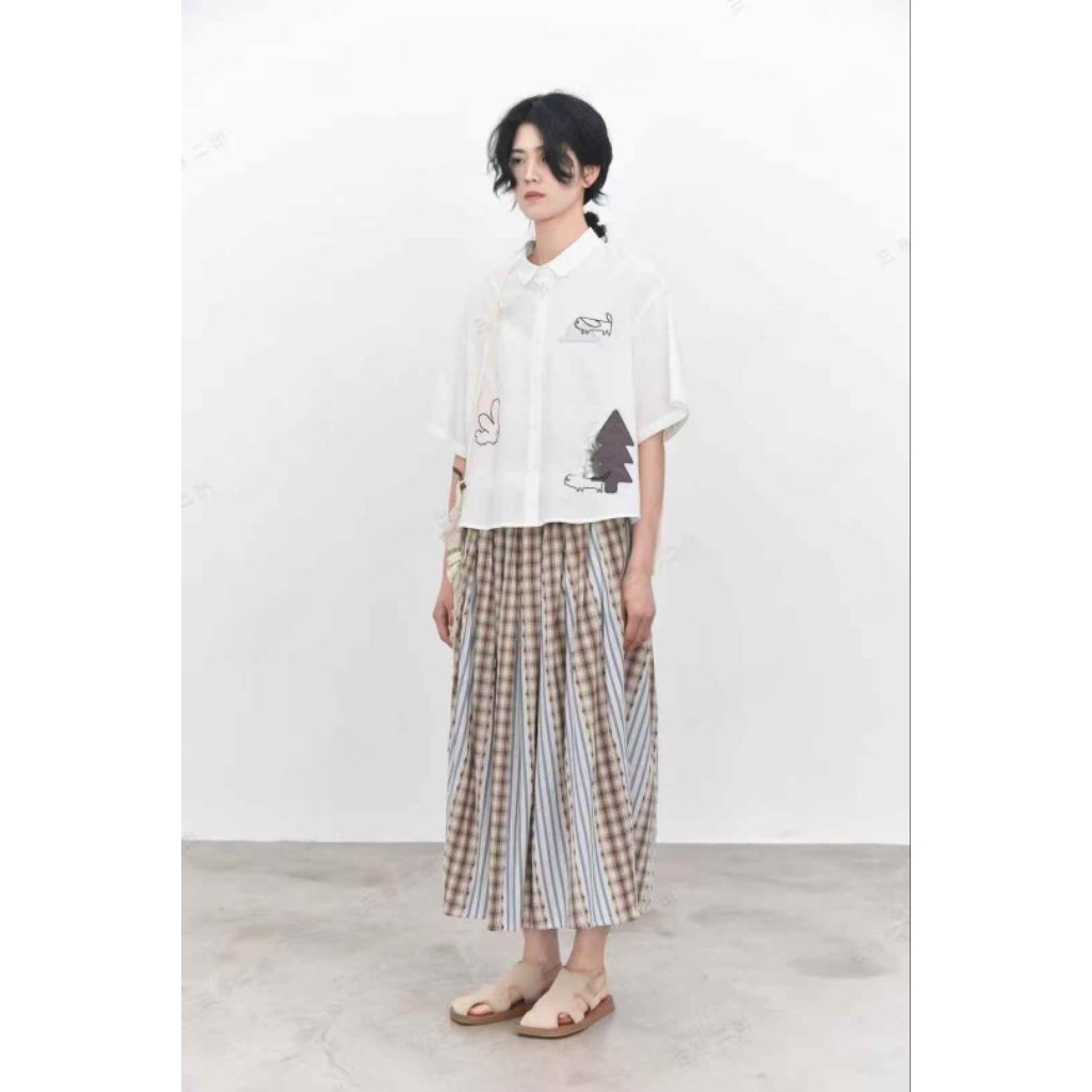 Rok kotak-kotak/Rok motif