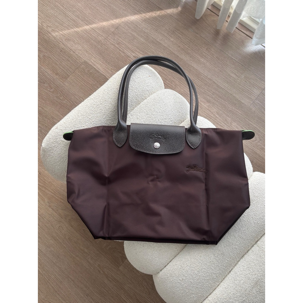 LC Totebag Ori | Mini | Le Pliage |  Mocca  Green | Longhandle | Size Medium | Tas Ori