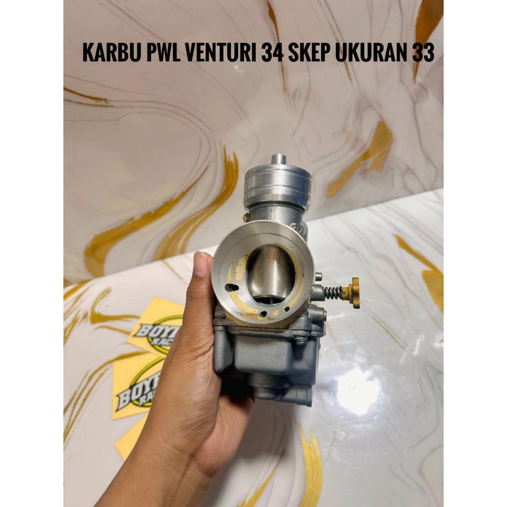 KARBU KARBURATOR NINJA PWL REAMER  SKEP 33 VENTURI 34 - BOYRENK RACING CONCEPT