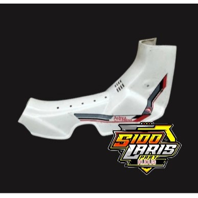 Legshield Sayap Tengah Honda Astrea PRIMA imi Lawas Cover Body Tebeng Dek Legsil Putih Hitam Prima