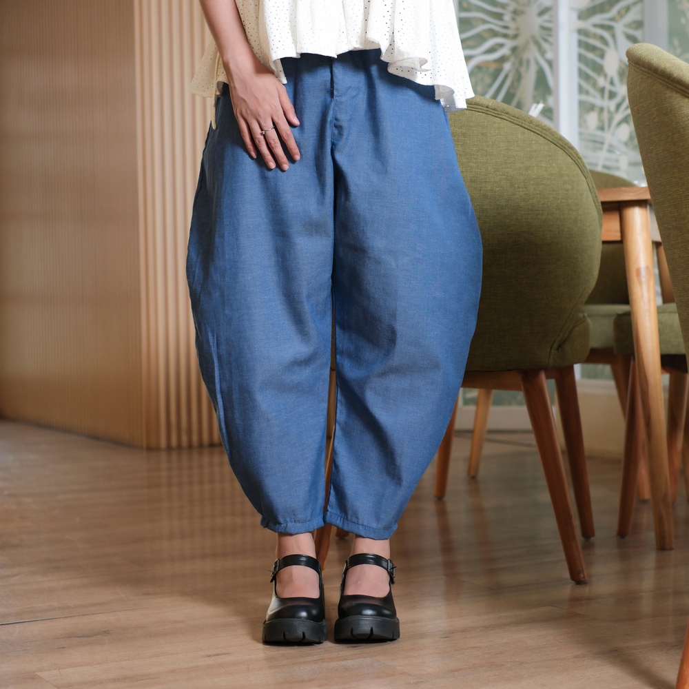 Yoenik Bong Barrel Pants Celana Wanita Korean Style