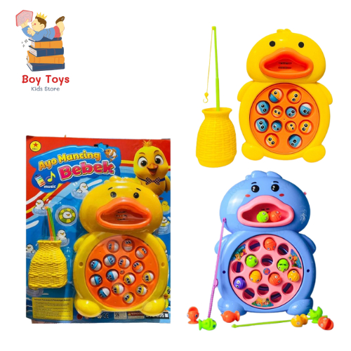 Mainan Anak Pancing Pancingan Memancing Ikan Bebek Fun Fishing Game