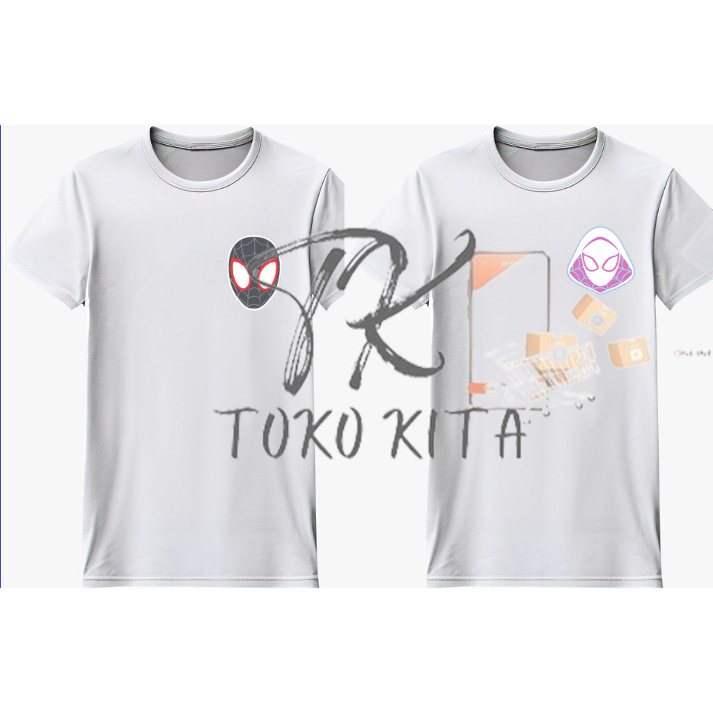 KAOS couple spiderman / kaos Distro Pia dan Wanita Unisex spiderman couple