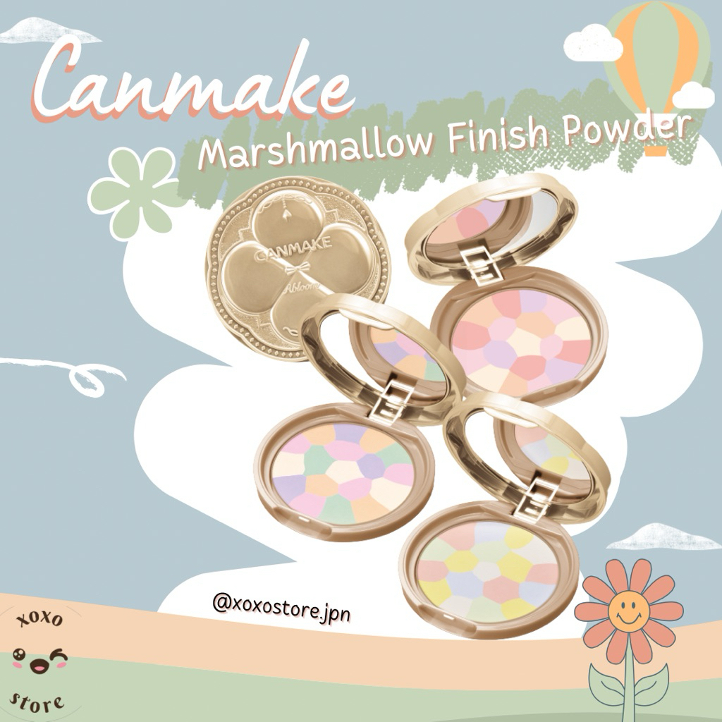 CANMAKE Marshmallow Finish Powder Abloom | canmake abloom face powder | bedak canmake jepang