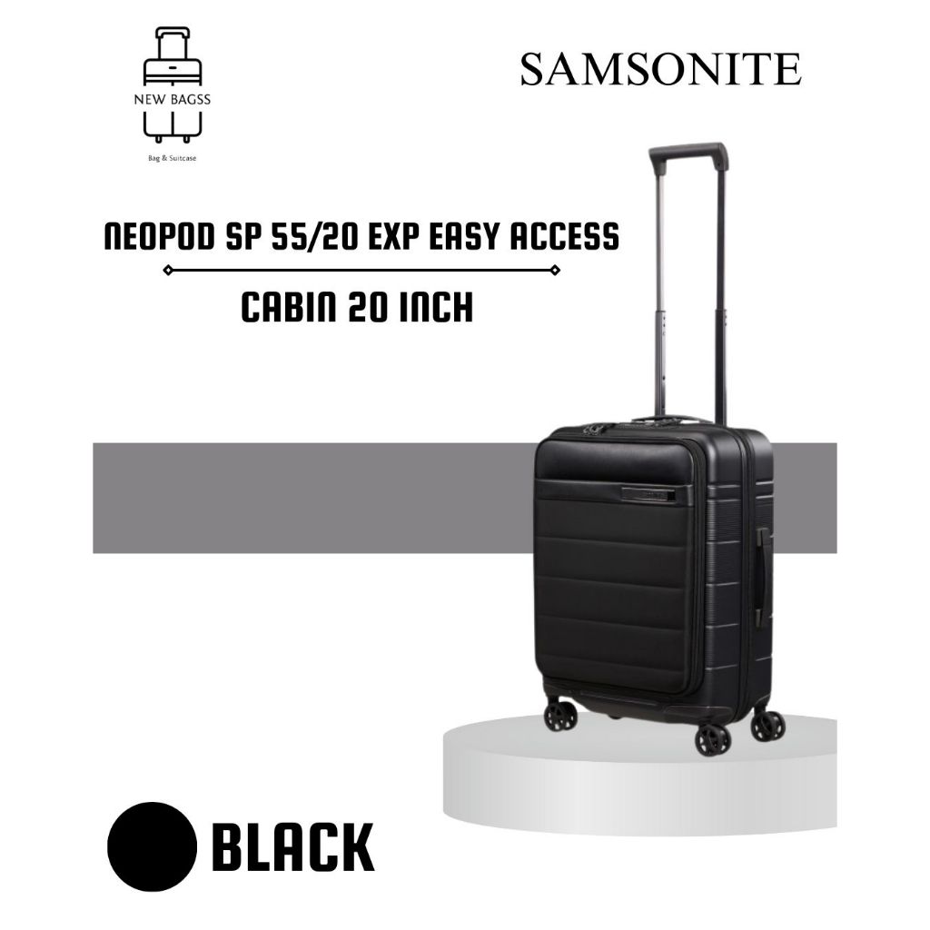 Koper Neopod Spinner 55/20 EXP Easy Access / Koper Cabin / Kabin 20 Inch / Koper Laptop / Koper Buka