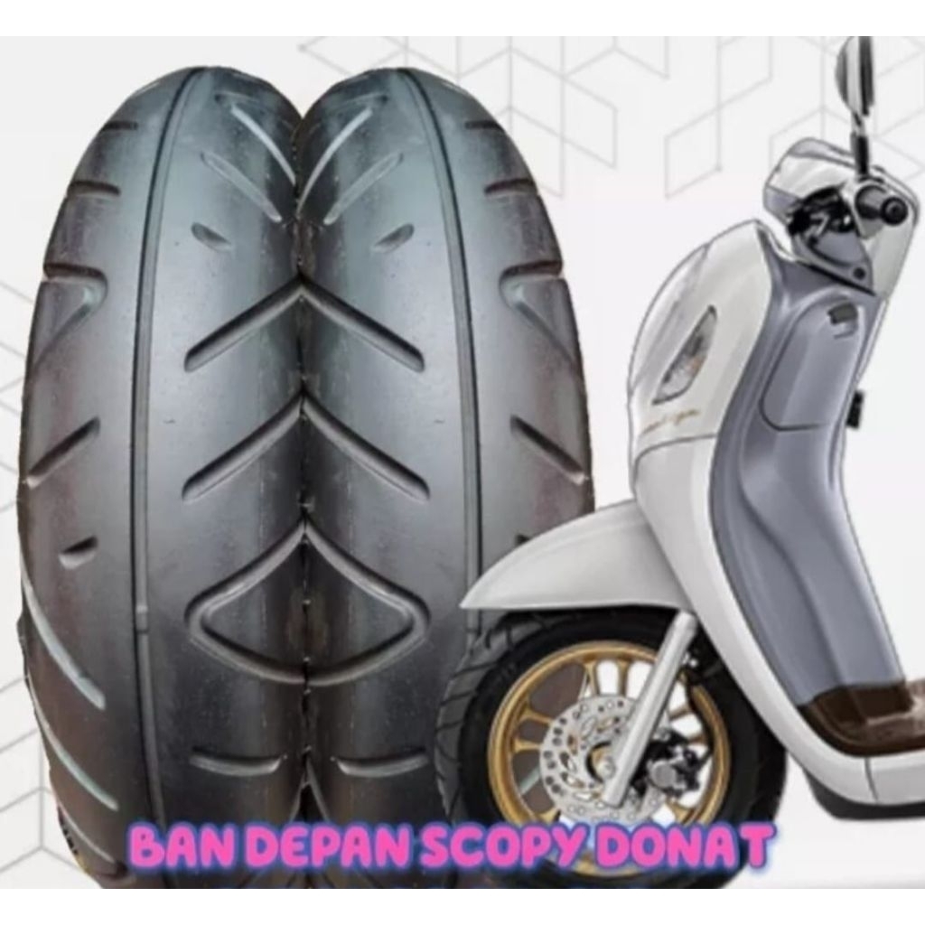 Ban depan irc tubles Honda Scoopy stylish tahun 2021 2023 ring 12 ukuran 100/90 tubles ban donat Hon