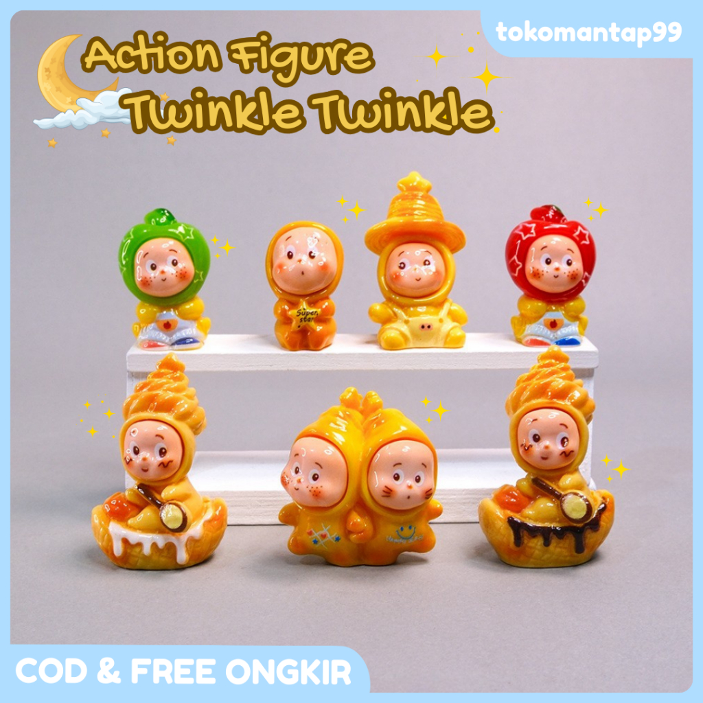 [READY] Action Figure Twinkle Twinkle Pajangan Koleksi Hadiah Dekorasi Meja Lucu PopM*rt