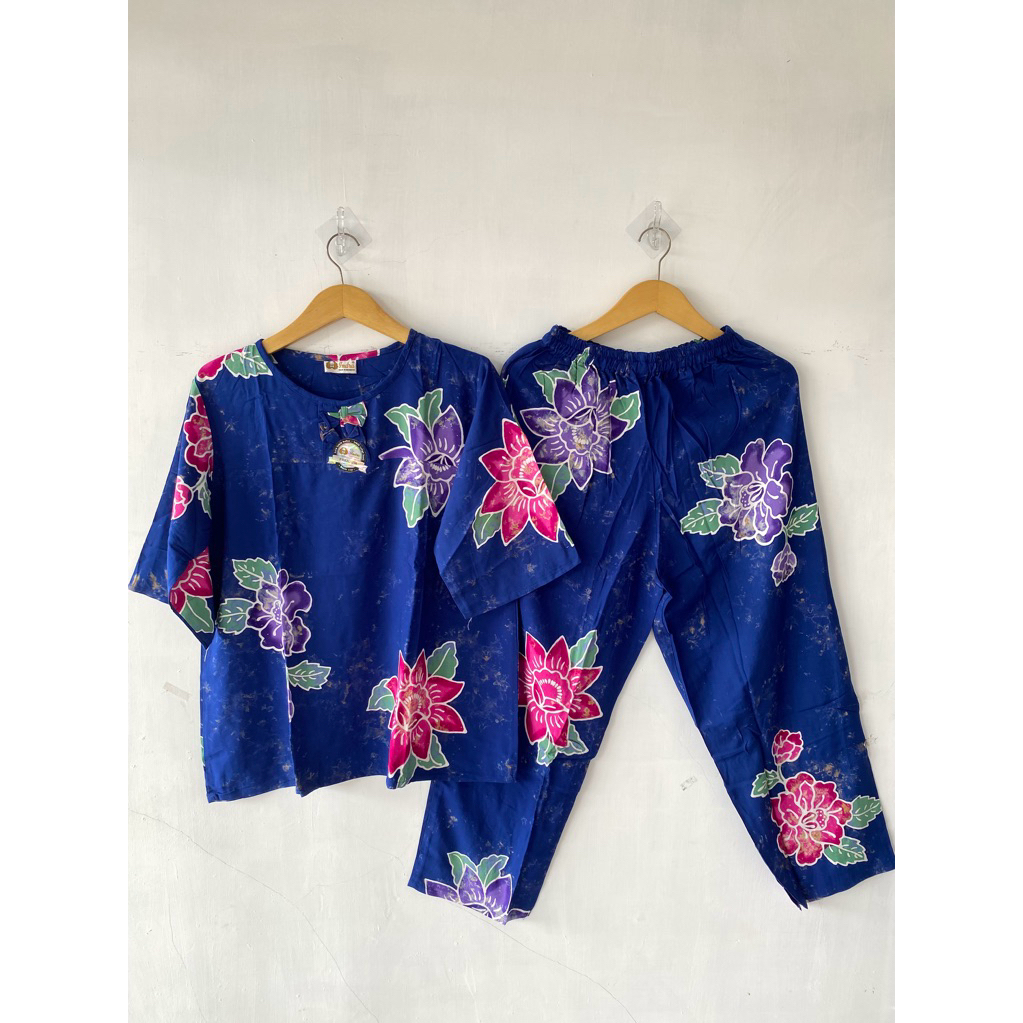 Batik Indra | Setelan Dewasa Celana Panjang Tangan 3/4 Premium