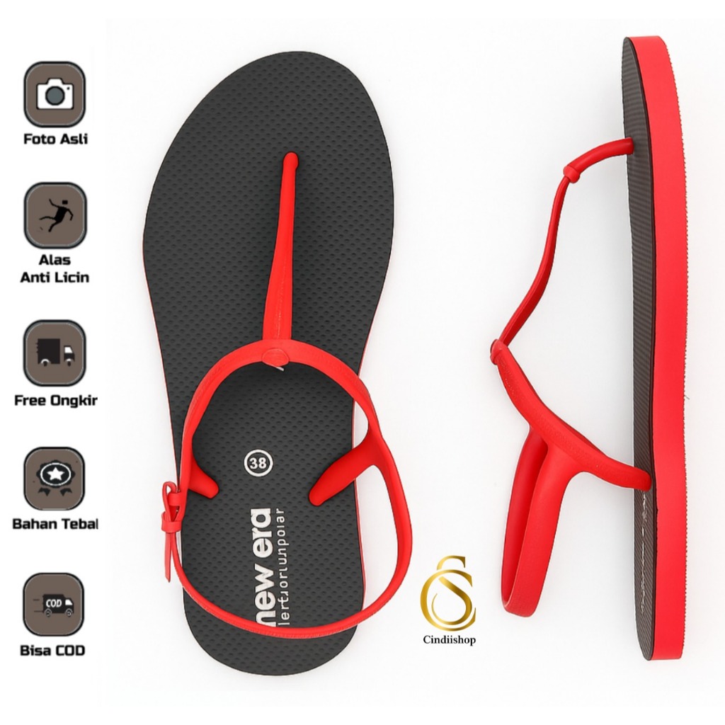 SANDAL JEPIT NEW ERA RAISA TALI Sendal Perempuan Model Style Tali Cewek NewERA