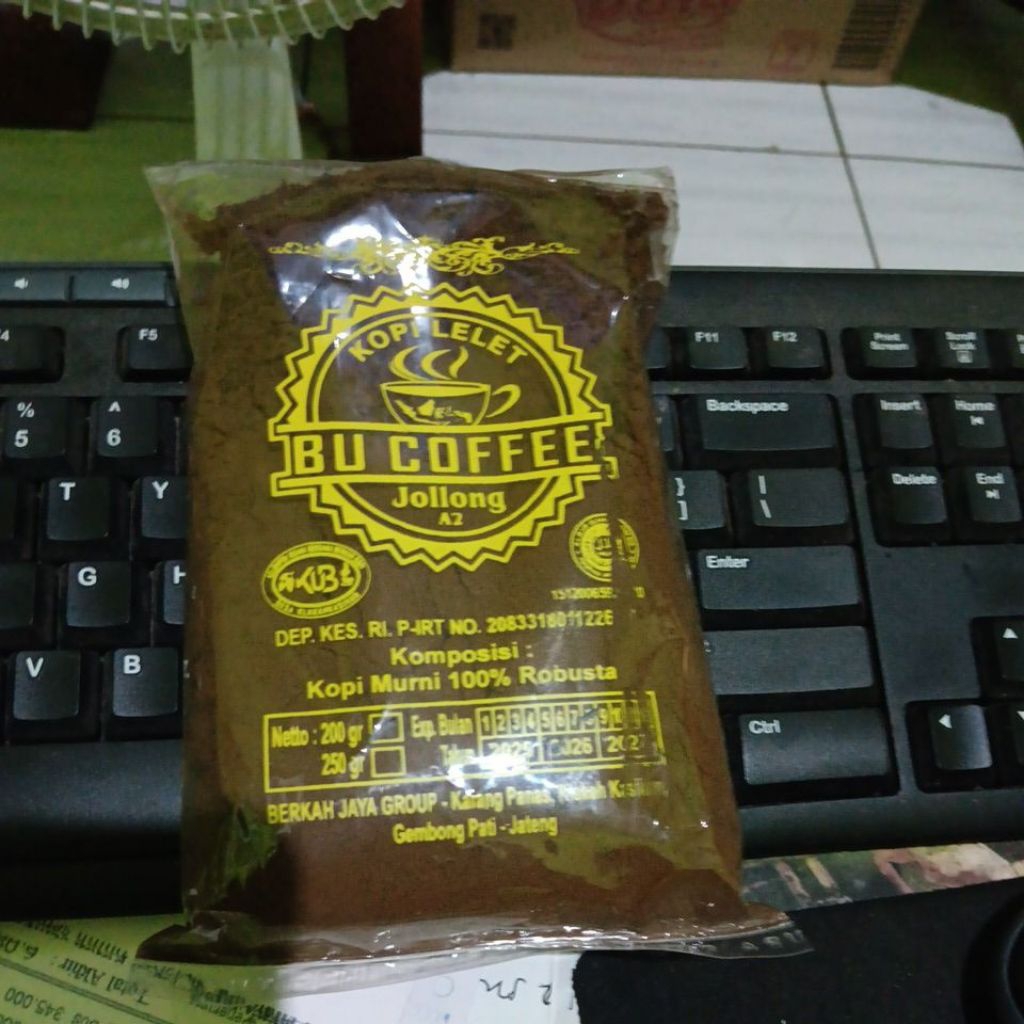 Kopi bubuk / Kopi lelet 200 gr khas jolong pati jawa tengah