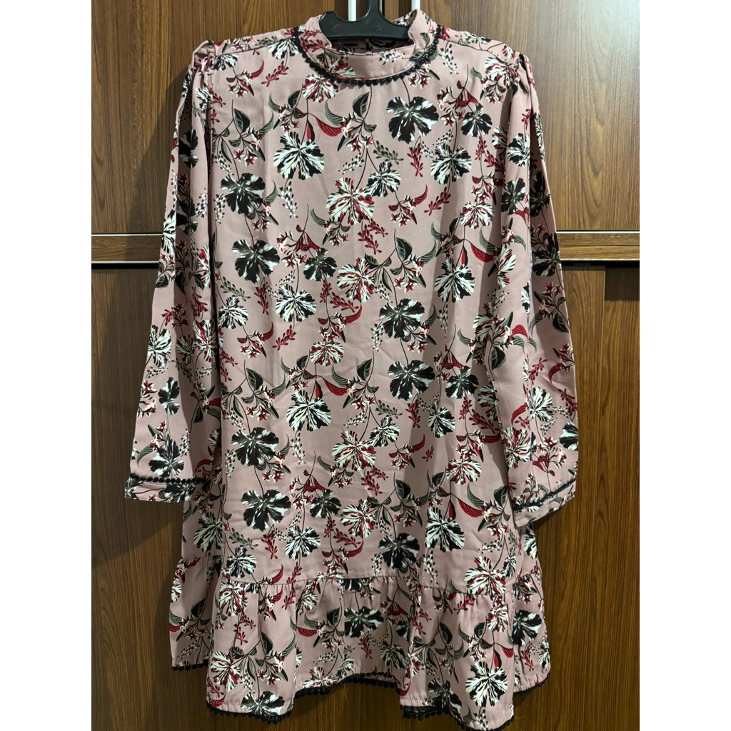 tunik bunga-bunga pl