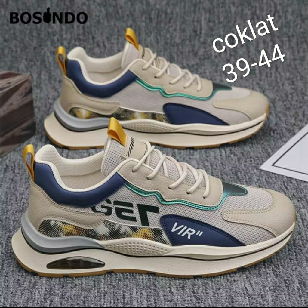 sepatu sneakers pria casual bosindo sepatu running