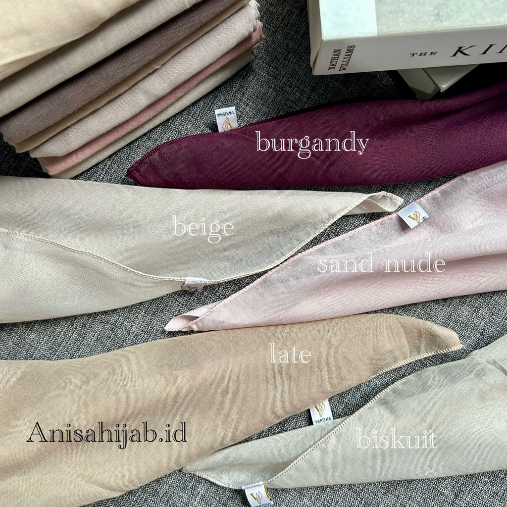 hijab segi empat  Paris jadul varisha/azara/redrose original Paris katun